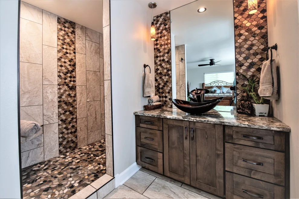 Modern Asian-Inspired Bathroom by Annmari's Design, LLC - Photo 2