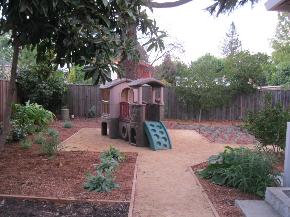 Shady Front Yard & Backyard with Play Area by Hortus Design Sustainable Landscapes - Photo 2