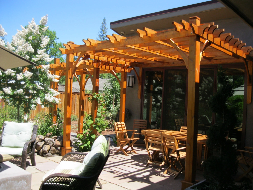 Modern, Eclectic Front & Back Yards by Hortus Design Sustainable Landscapes - Photo 6