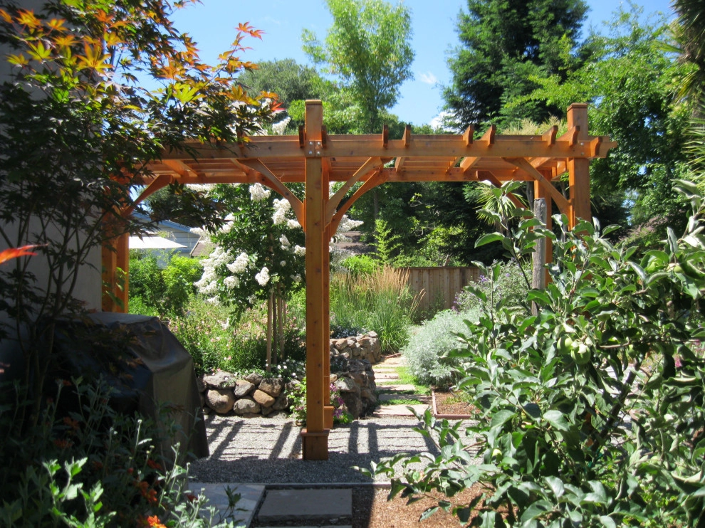 Modern, Eclectic Front & Back Yards by Hortus Design Sustainable Landscapes - Photo 2