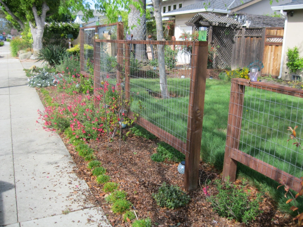 Native Front Yard Garden with Trellis by Hortus Design Sustainable Landscapes - Photo 2