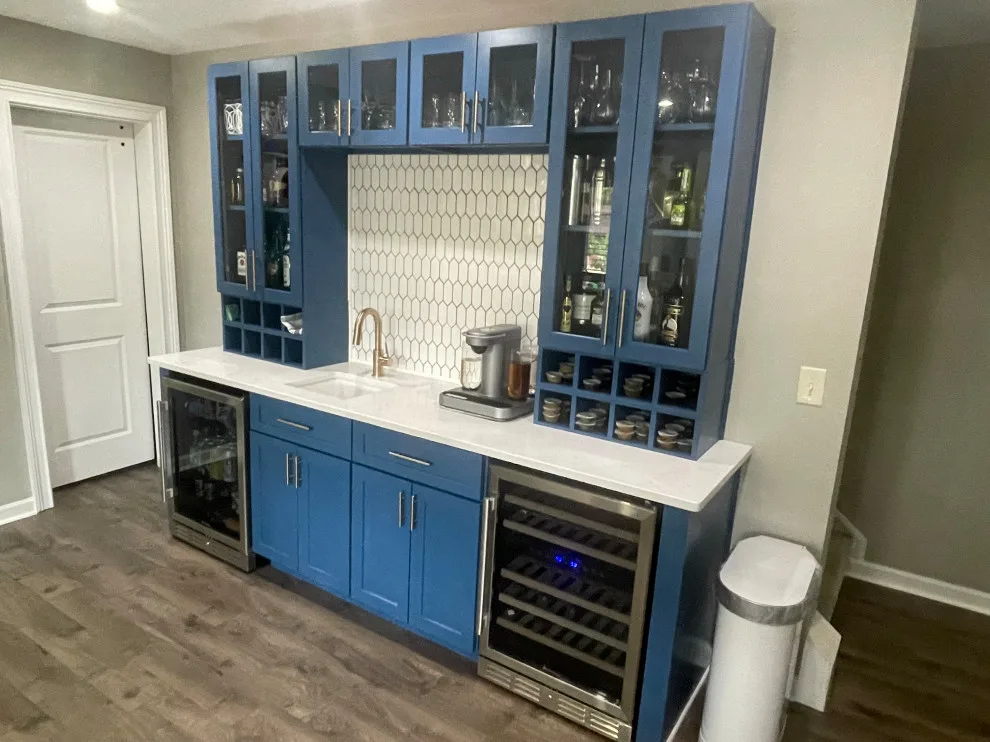 Lower Level Entertainment Space 2022 by Panache` Interiors-Woodstock GA - Photo 3