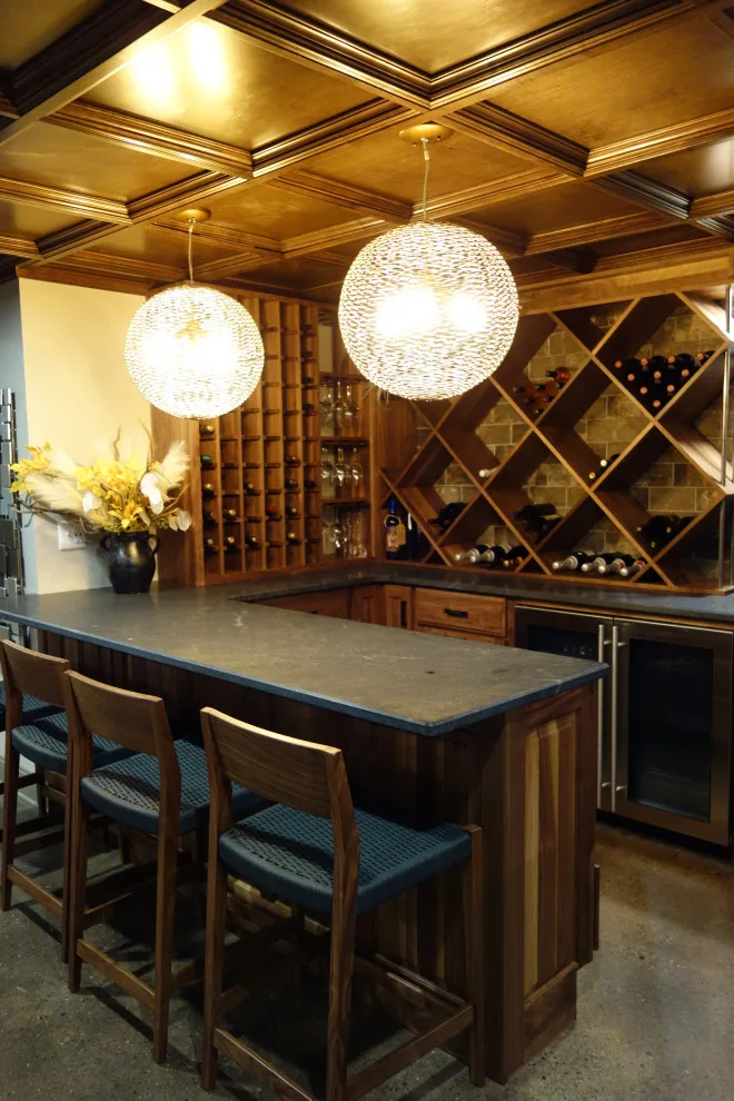 New York Basement Entertainment Space by Inspired Space Design, LLC - Photo 13