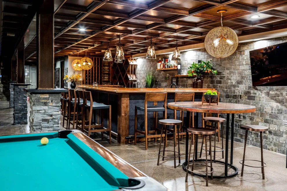New York Basement Entertainment Space by Inspired Space Design, LLC - Photo 5