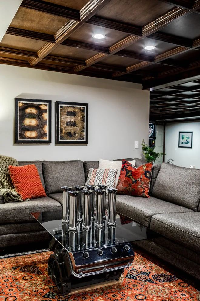 New York Basement Entertainment Space by Inspired Space Design, LLC - Photo 10