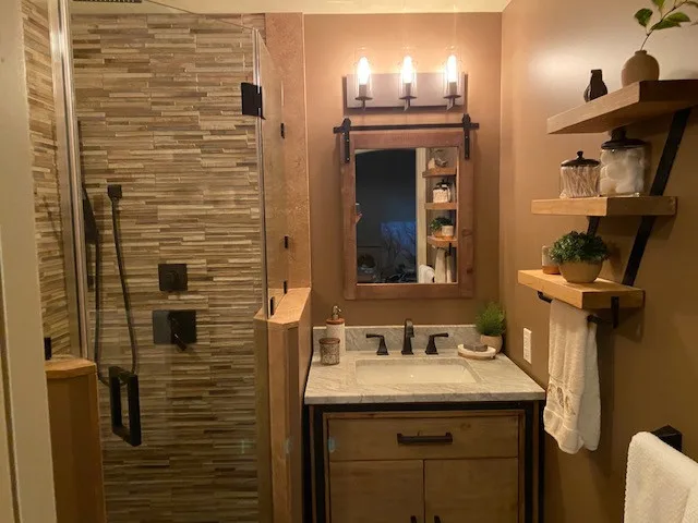 Restroom by Kat's Eye Interior Design, LLC - Photo 11