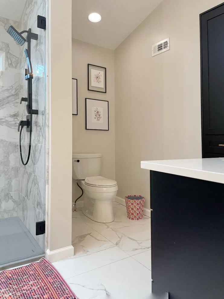 Restroom renovation by Amena Zamora Designs - Photo 12