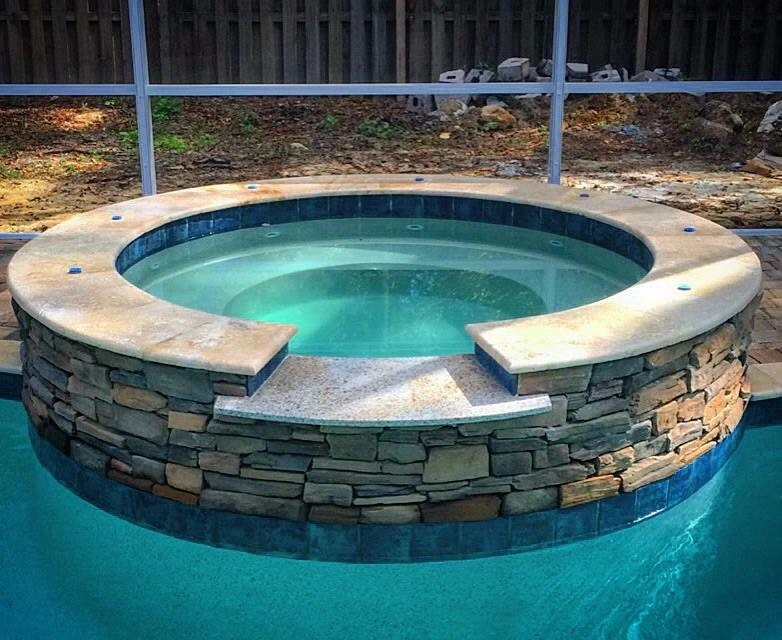 Pool Deck and Spa Project by Hyer Quality Hardscape & Landscape - Photo 2