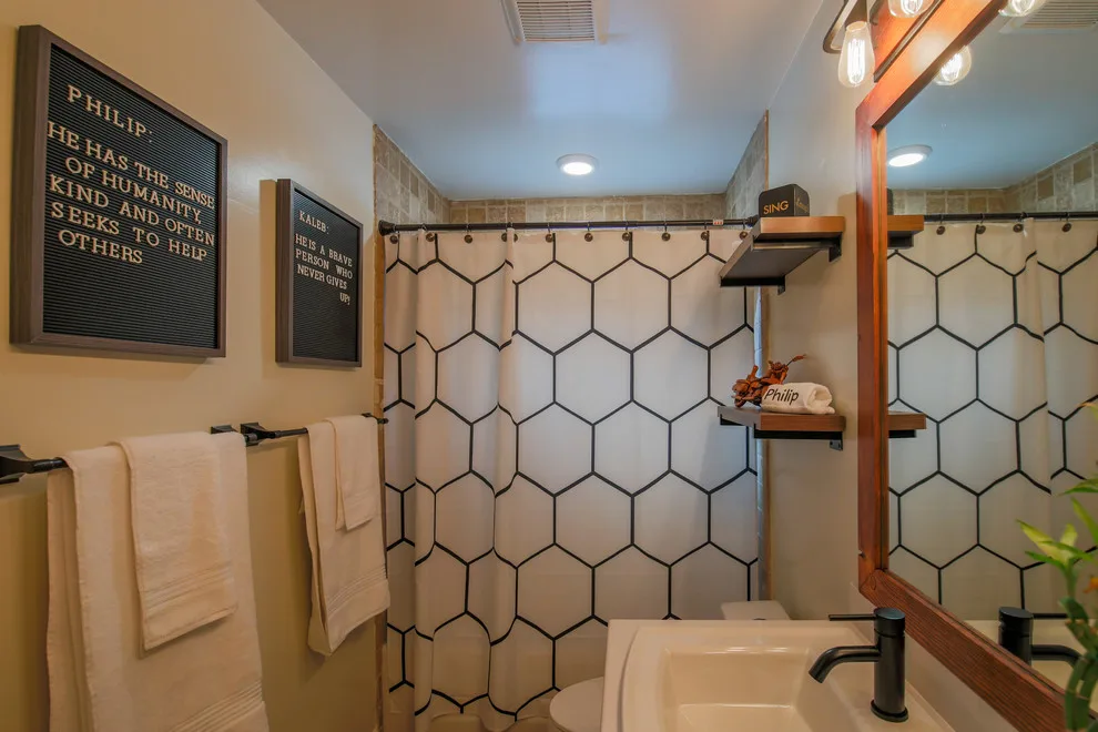Boys' restroom by Mela Interior Designs - Photo 14