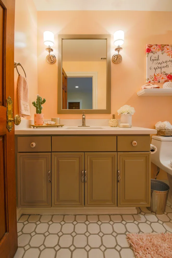 Girls' restroom by Mela Interior Designs - Photo 2