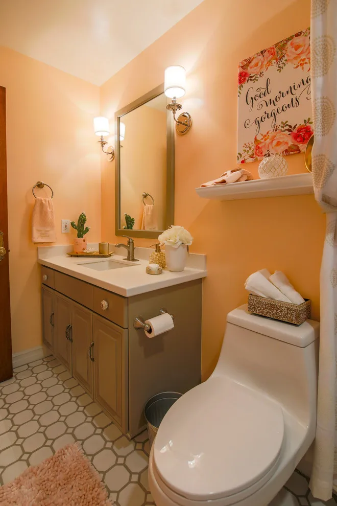 Girls' restroom by Mela Interior Designs - Photo 4