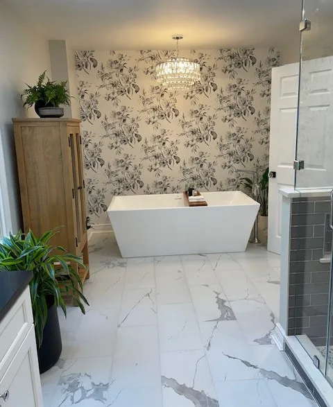 Elegant Bathroom Makeover by Romancing The Home Interiors - Photo 2