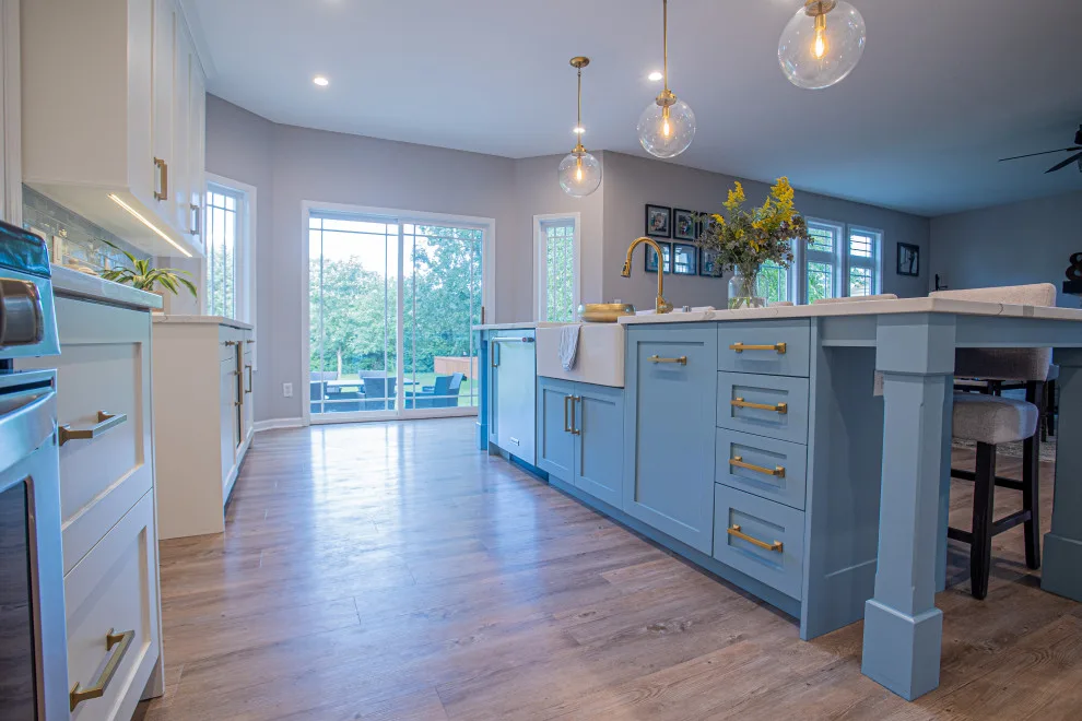 Lovely Luminous Azure Kitchen by Studio Saint Marie - Photo 14