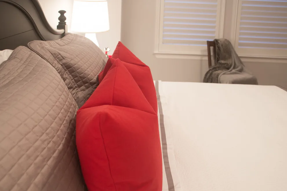 Crimson and Charcoal Guest Room by Teresa M. Morgan, ASID - Photo 3