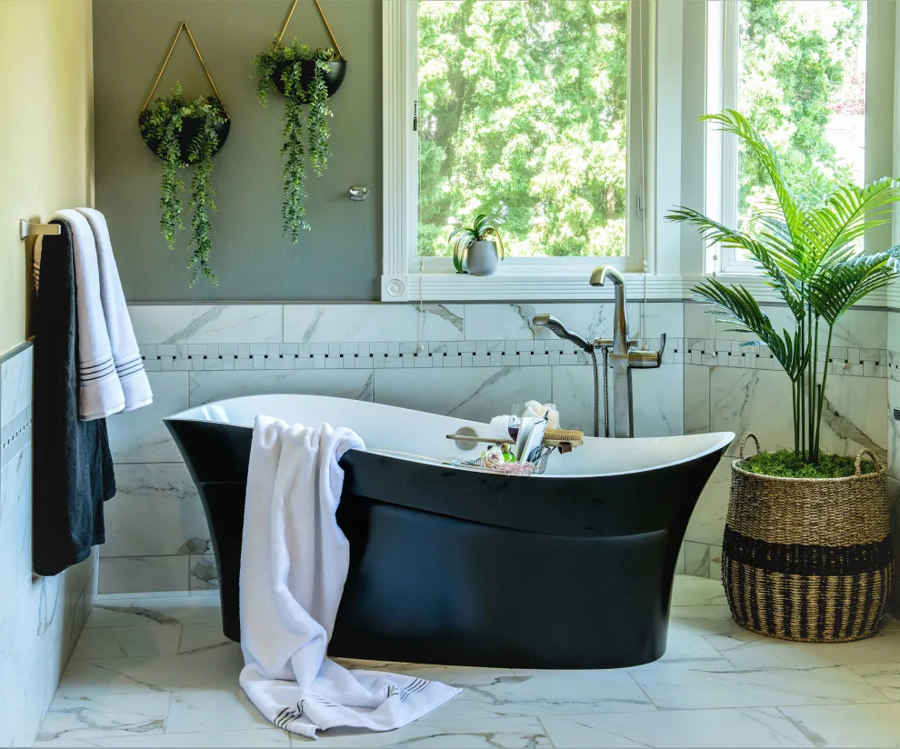 Contemporary restroom by Annmari's Design, LLC - Photo 5