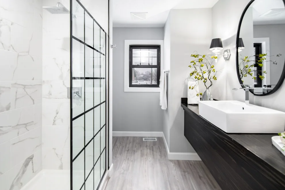 Monochrome Contemporary Elegance with Green Highlights by Flourish Interiors By Vanessa C Smith - Photo 29