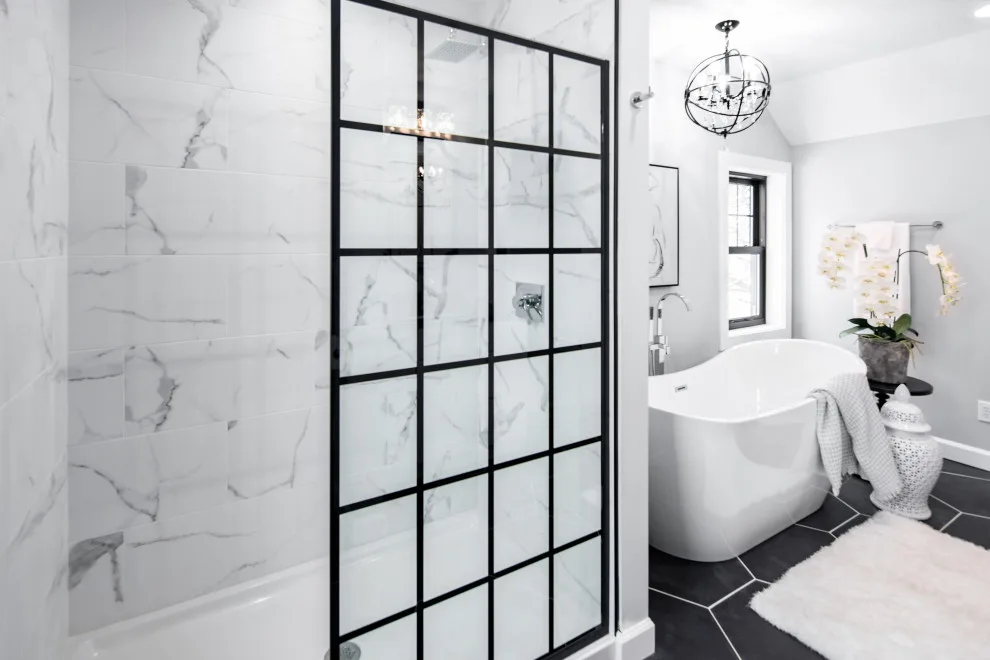 Monochrome Contemporary Elegance with Green Highlights by Flourish Interiors By Vanessa C Smith - Photo 2