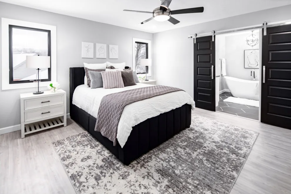Monochrome Contemporary Elegance with Green Highlights by Flourish Interiors By Vanessa C Smith - Photo 3