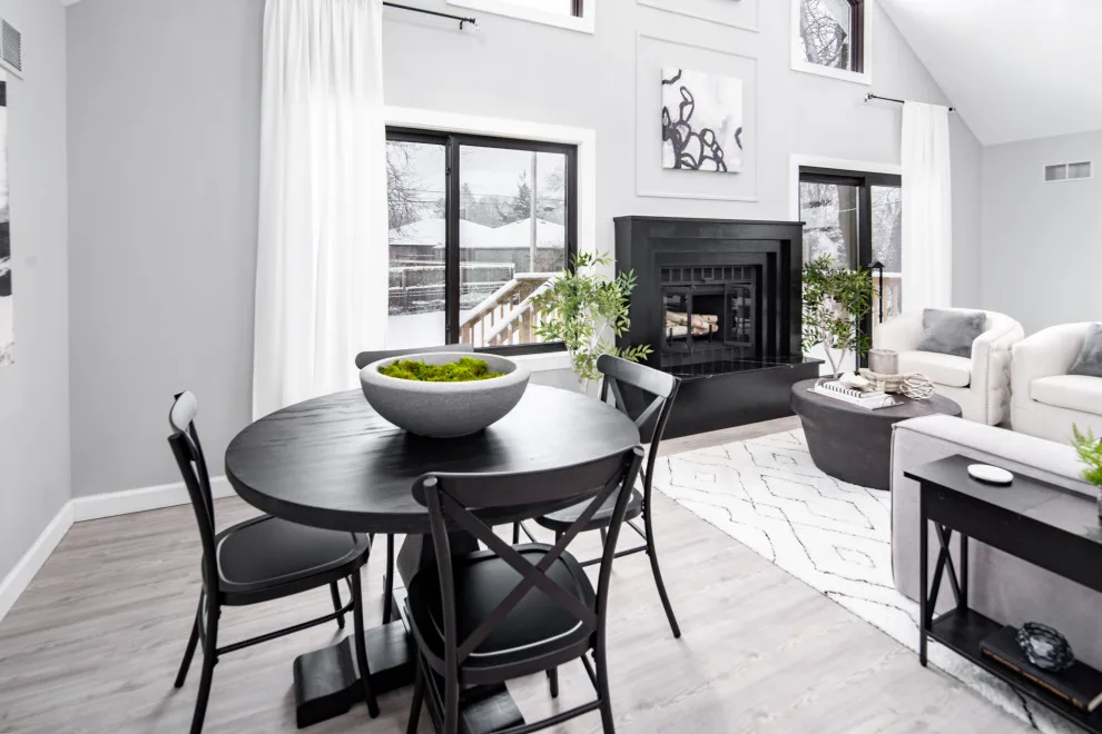 Monochrome Contemporary Elegance with Green Highlights by Flourish Interiors By Vanessa C Smith - Photo 27