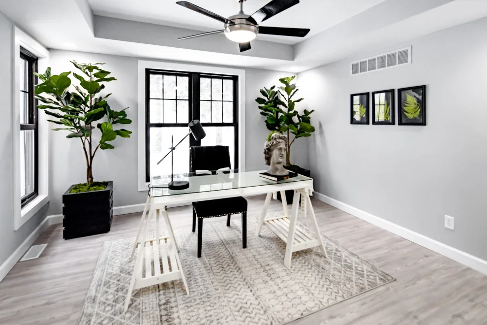 Monochrome Contemporary Elegance with Green Highlights by Flourish Interiors By Vanessa C Smith - Photo 26