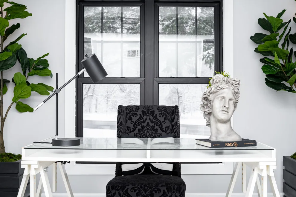 Monochrome Contemporary Elegance with Green Highlights by Flourish Interiors By Vanessa C Smith - Photo 21