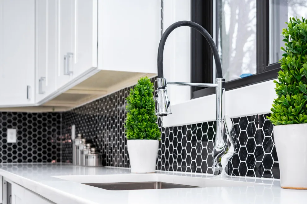 Monochrome Contemporary Elegance with Green Highlights by Flourish Interiors By Vanessa C Smith - Photo 32