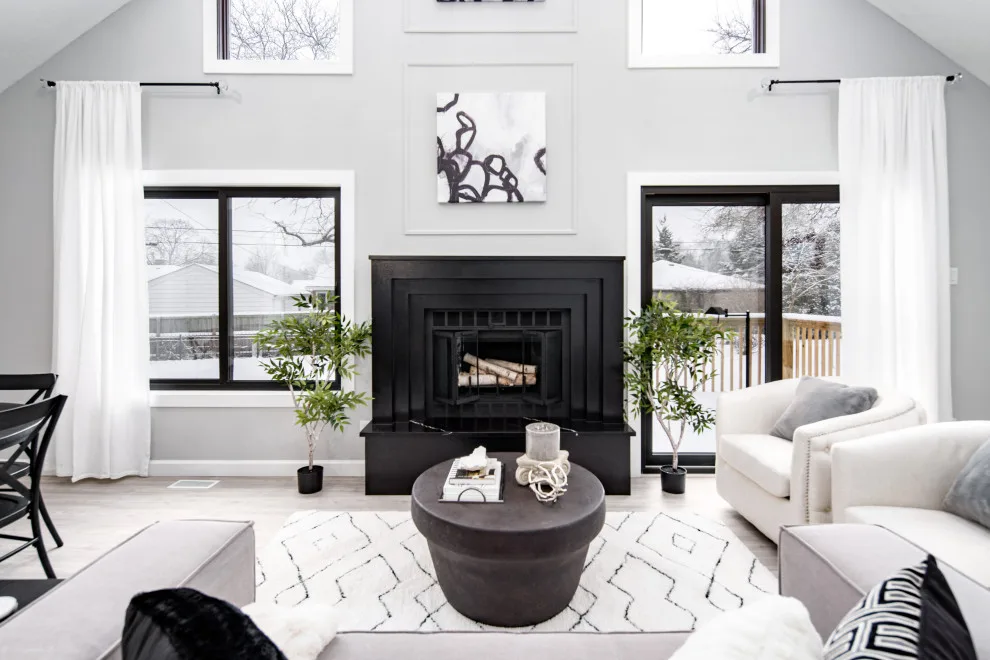 Monochrome Contemporary Elegance with Green Highlights by Flourish Interiors By Vanessa C Smith - Photo 17