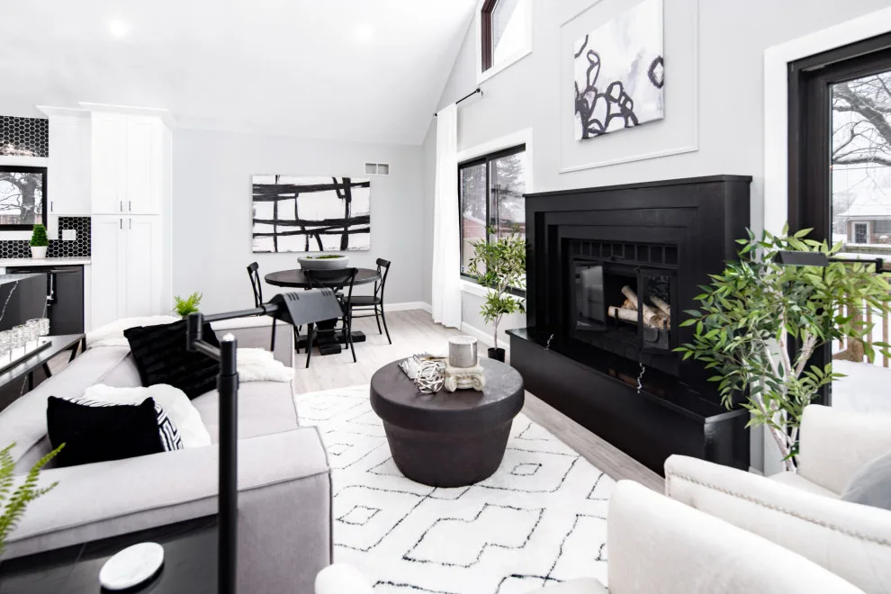Monochrome Contemporary Elegance with Green Highlights by Flourish Interiors By Vanessa C Smith - Photo 22