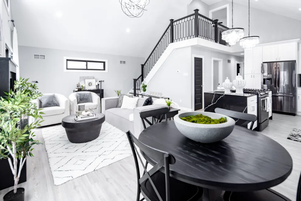 Monochrome Contemporary Elegance with Green Highlights by Flourish Interiors By Vanessa C Smith - Photo 33