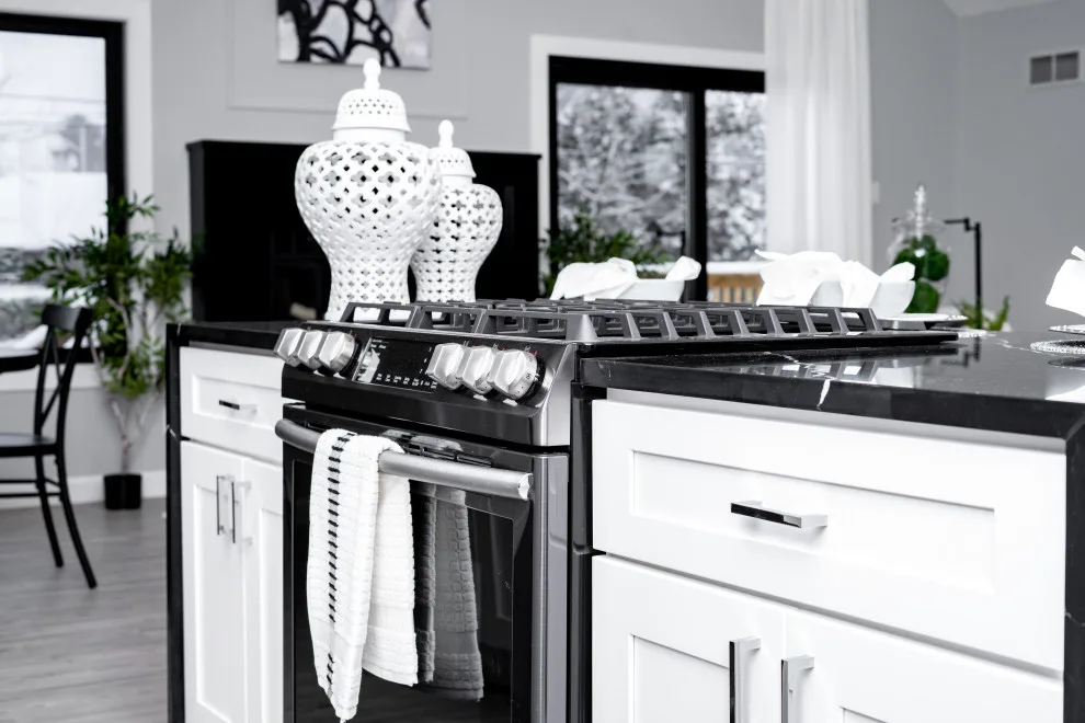 Monochrome Contemporary Elegance with Green Highlights by Flourish Interiors By Vanessa C Smith - Photo 13