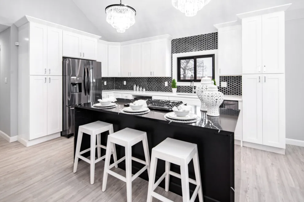 Monochrome Contemporary Elegance with Green Highlights by Flourish Interiors By Vanessa C Smith - Photo 7