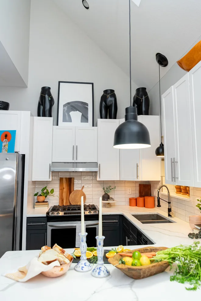 Monochrome Kitchen Renovation by The Whitley Co. Interiors - Photo 3