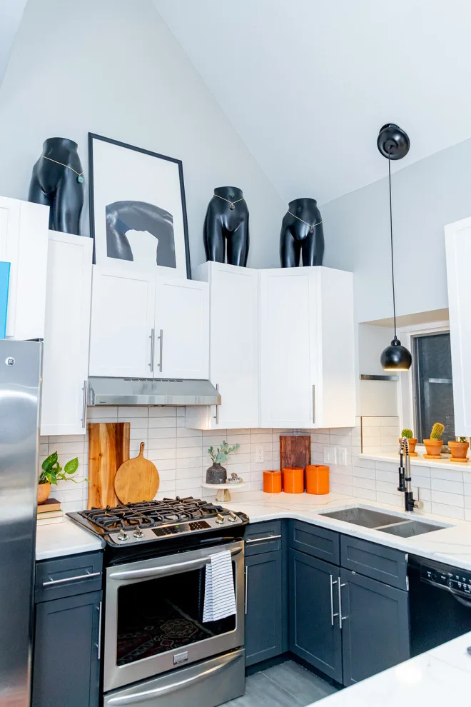 Monochrome Kitchen Renovation by The Whitley Co. Interiors - Photo 26