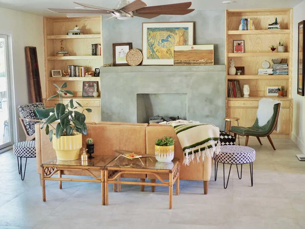 Eclectic Lounge Space by ParcelHouse Design, Inc - Photo 4