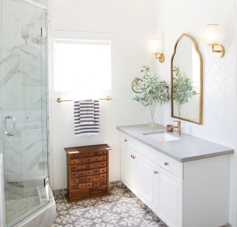 Bohemian Luxury Bathroom by Erin Melkonian Designs - Photo 2