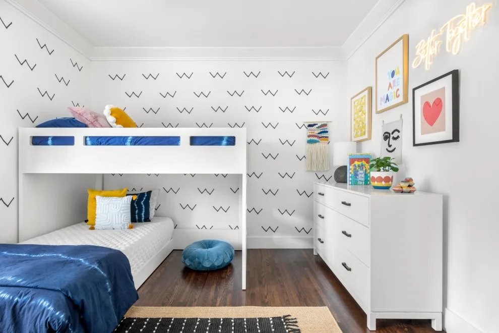 Shared Bedroom for Boy and Girl by Studio 790 Interior Design By Ann Lopez - Photo 8