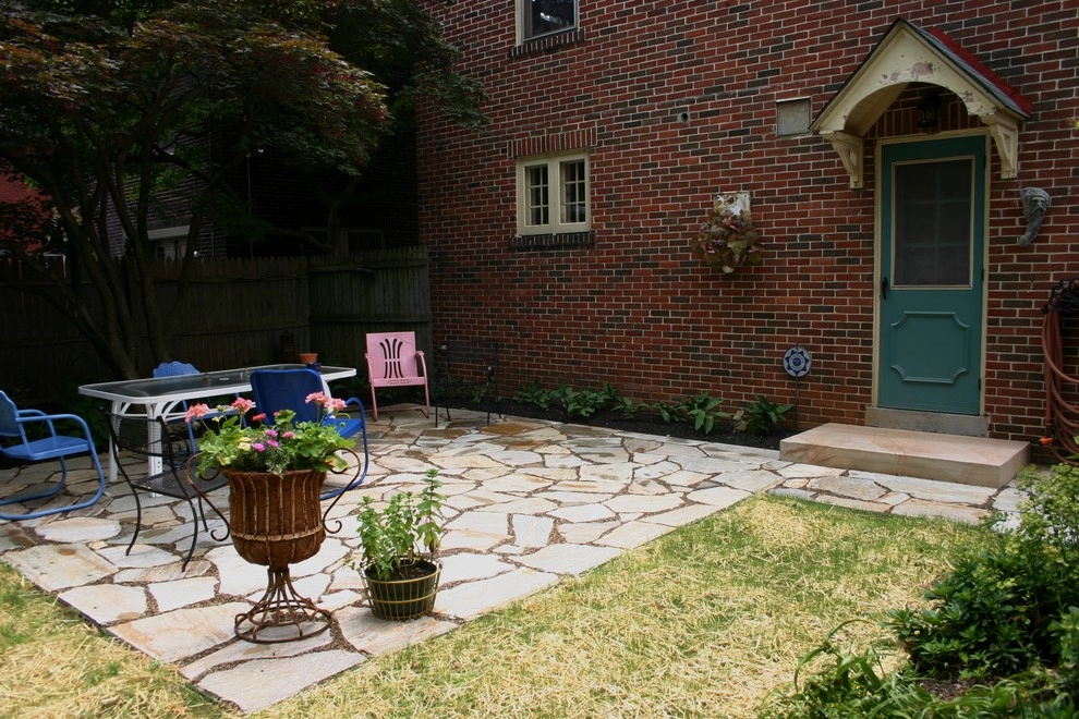 Natural Stone patio and walkway by Indian Run Landscaping II, LLC - Photo 3