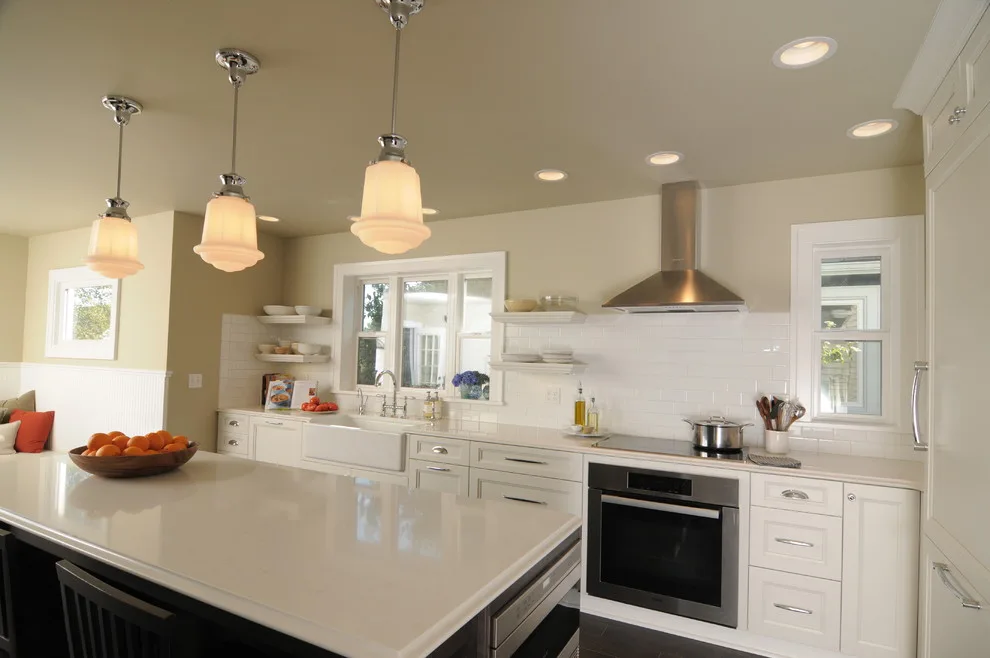 Framed Glass Doors in White by Signature Design & Cabinetry LLC - Photo 3