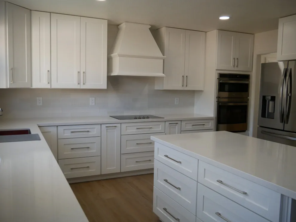Efficient and Stylish Kitchen Renovation with Full-Length Storage Solutions by Alpha Remodelers - Photo 5