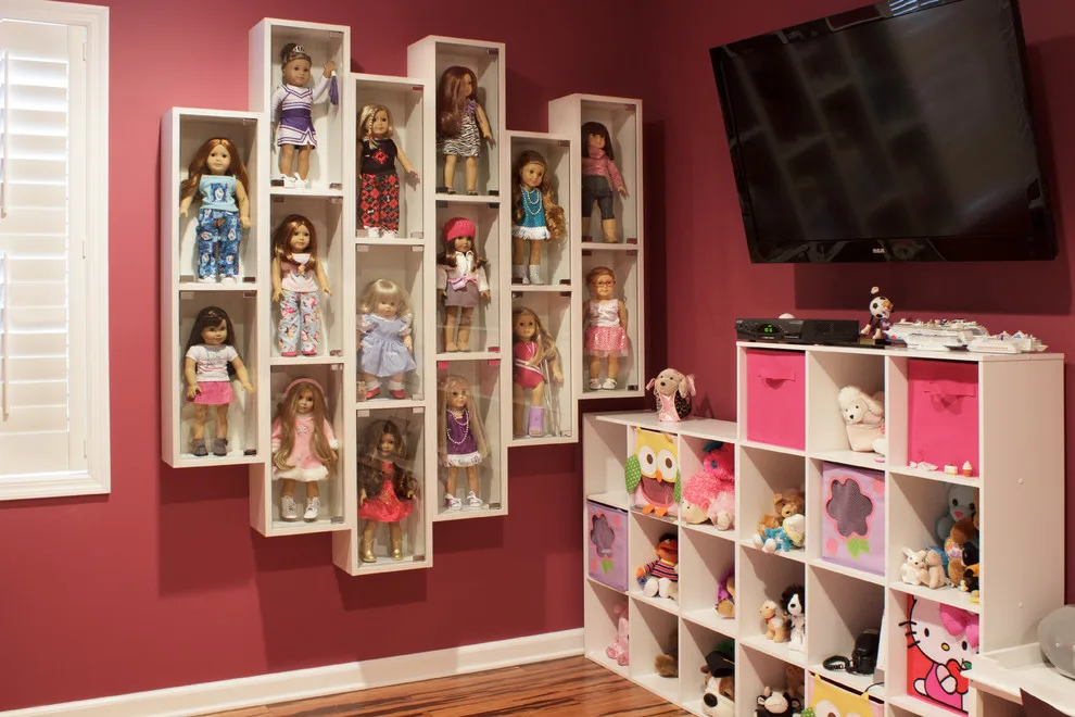 American Girl Doll Showcase Cases by Rylex Custom Cabinetry And Closets - Photo 5