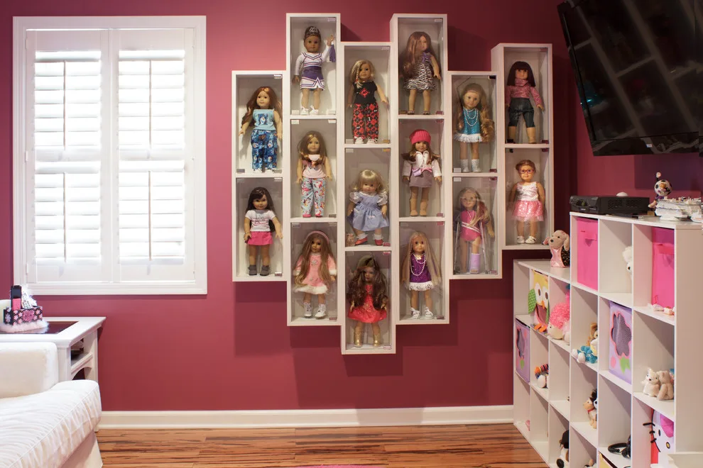 American Girl Doll Showcase Cases by Rylex Custom Cabinetry And Closets - Photo 2