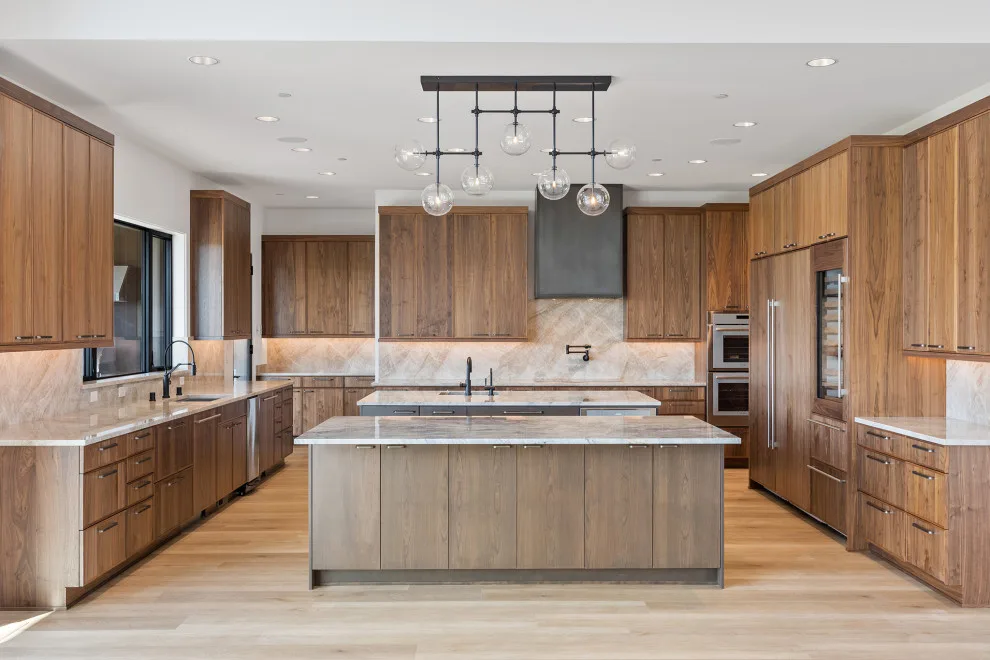 Wall-to-wall Walnut Slab by Signature Design & Cabinetry LLC - Photo 22