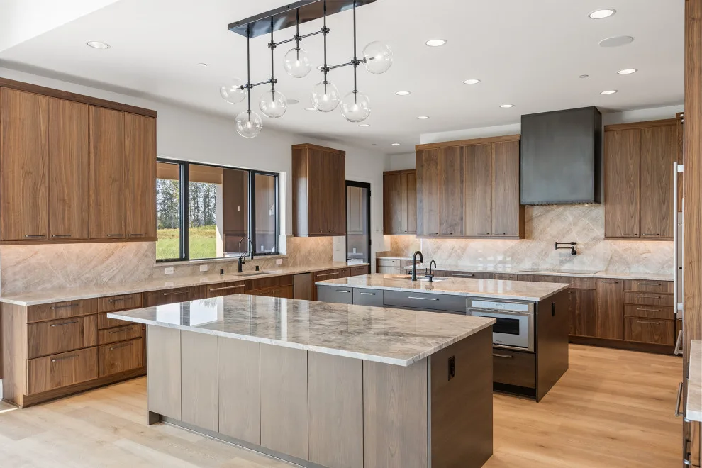 Wall-to-wall Walnut Slab by Signature Design & Cabinetry LLC - Photo 25