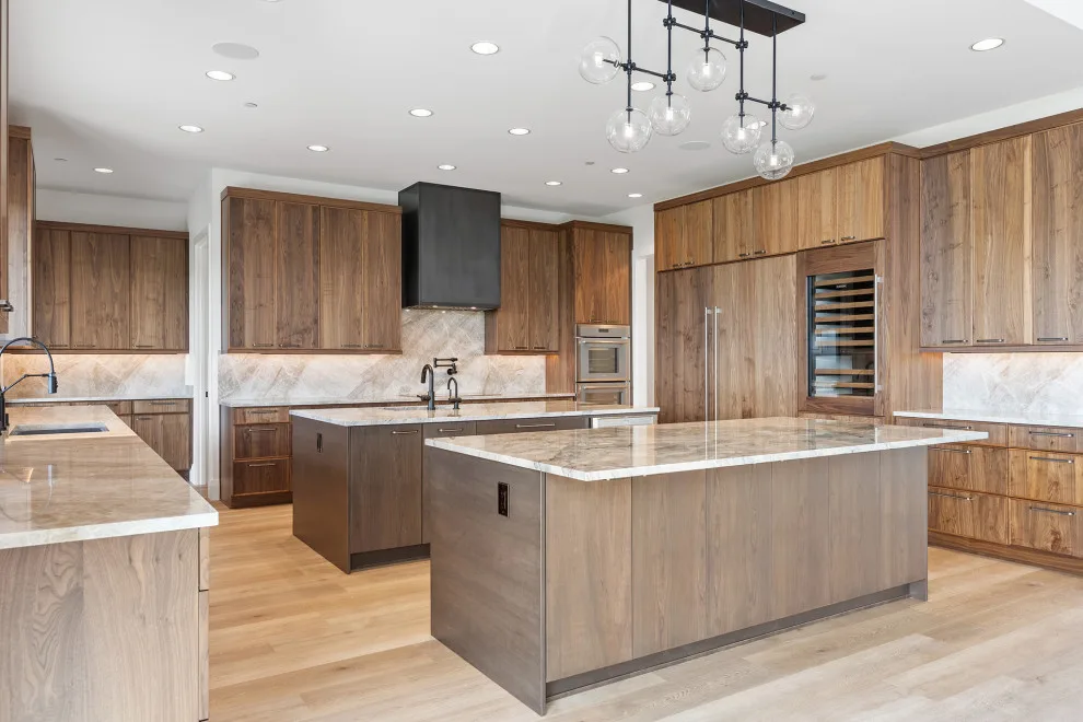 Wall-to-wall Walnut Slab by Signature Design & Cabinetry LLC - Photo 24