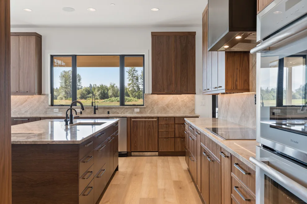 Wall-to-wall Walnut Slab by Signature Design & Cabinetry LLC - Photo 26