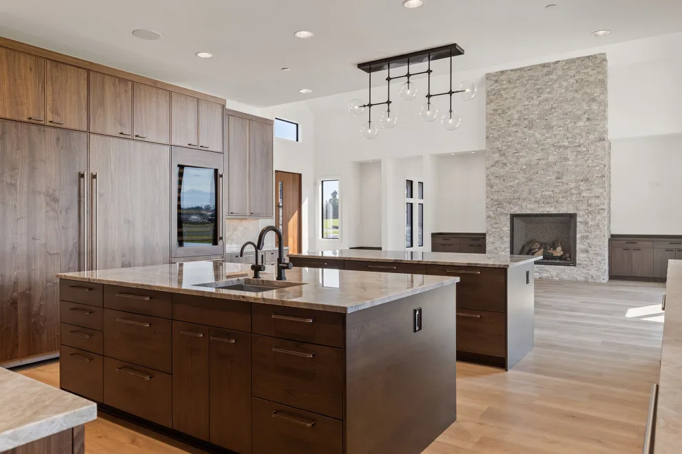 Wall-to-wall Walnut Slab by Signature Design & Cabinetry LLC - Photo 4