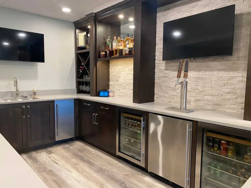 Home Bar Cabinet Solutions by Fehrenbacher Cabinets Inc - Photo 25