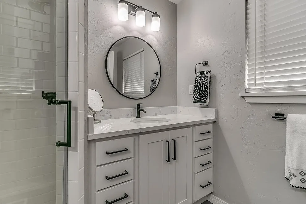 Modern White Bathroom by Baths And Rooms By Denise - Photo 2