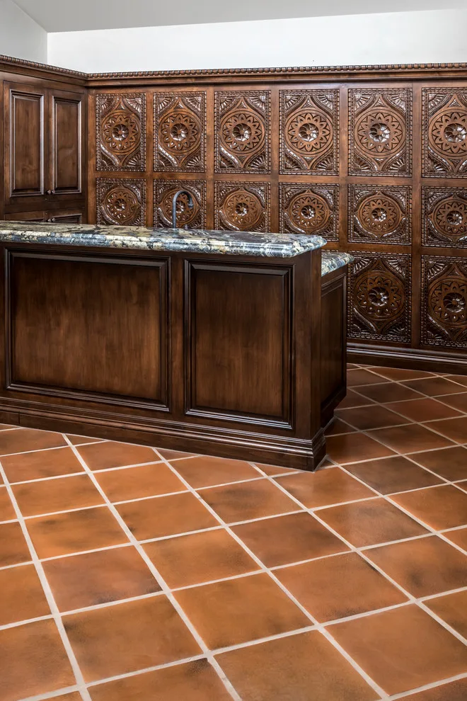 Personalized Engraved Game Room Bar by Carved Custom Cabinets - Photo 3
