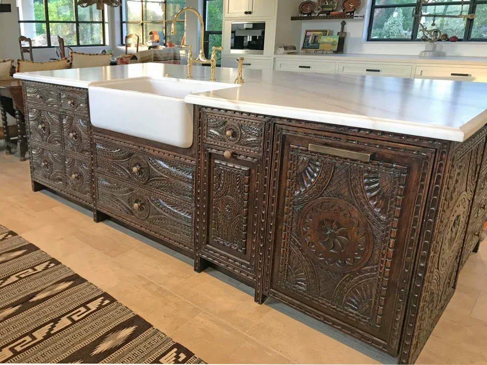 Carved Custom Cabinets - Photo 10